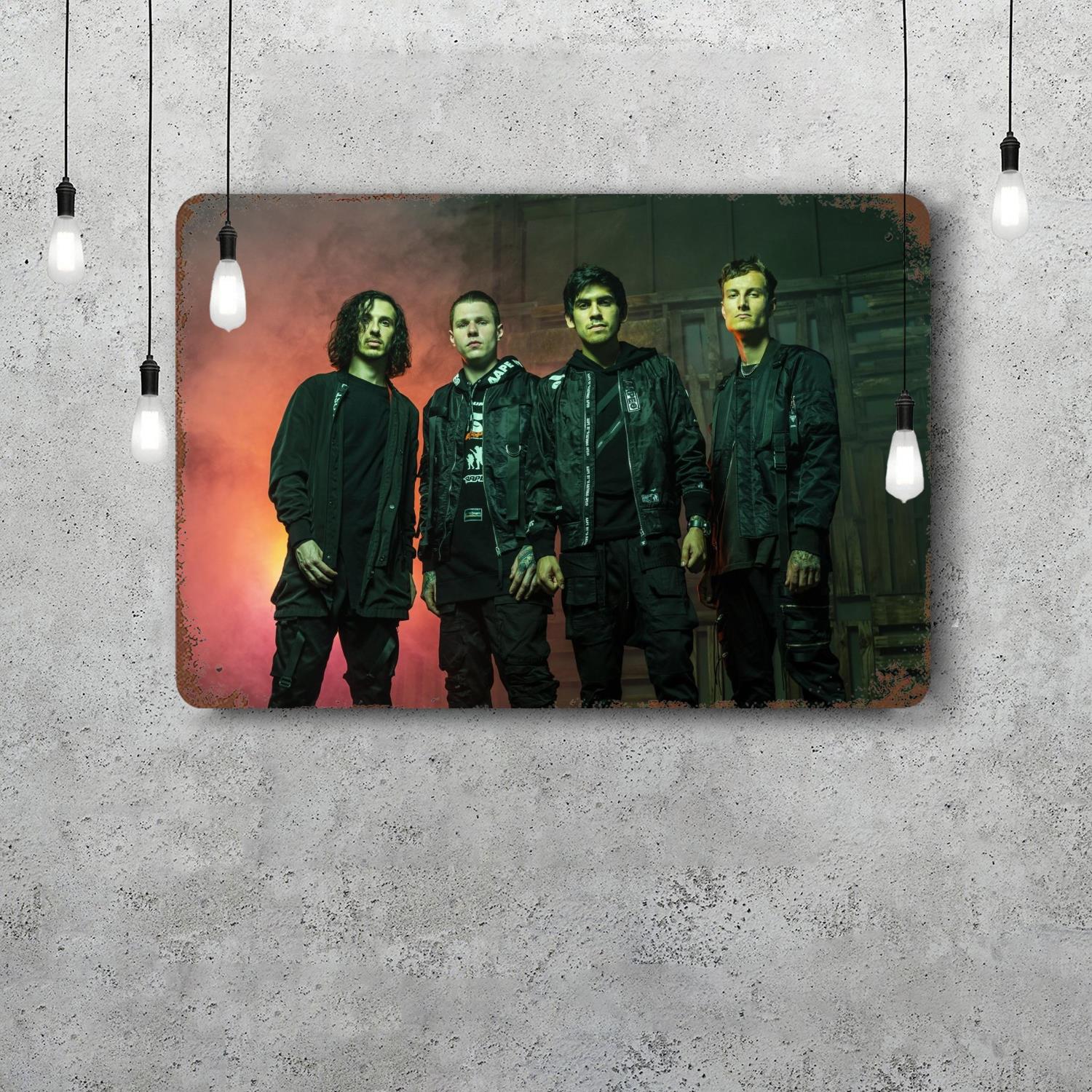 

Crown The Empire Retro Vintage Tin Sign Poster Decorative Plaque Metal Plate Wall Decor 20x30cm（7.8x11.8inch）