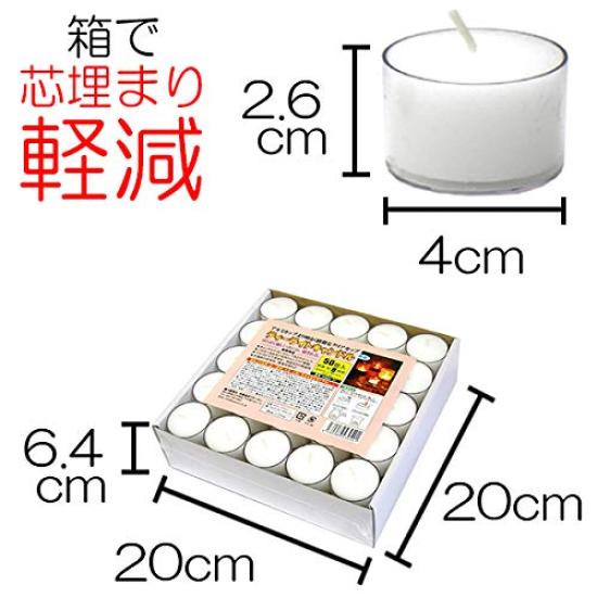 Tealight Clear Burn Time 8 50 Pieces Candles, Cup, Approx. Hours,
