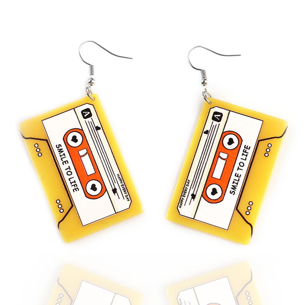 New Fashion Transparent Tape Drop Earrings For Women Girls Acrylic Hip Hop Long Big Dangle Earrings Pendientes Party Jewery Gift