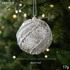 Sequin Christmas Ornament Rhinestone Rhinestone Christmas Ornament Pearl Christmas Ornament Lightweight For Window Display