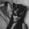 Role-playing Clubwear PU Leather Masquerade Cosplay Costume Accessories Party Mask Catwomen Mask