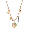 European & American DIY Multicolor Braided Rope Necklace with Stainless Steel Pendants