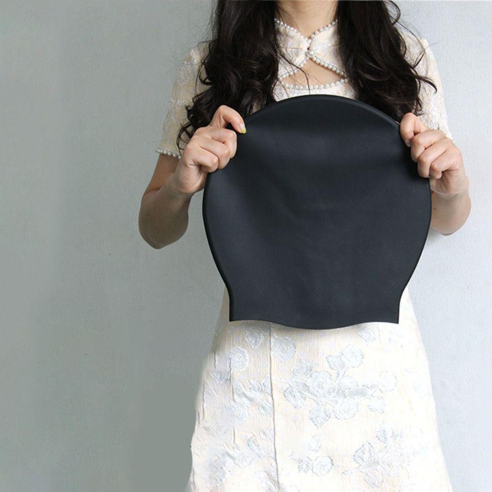 Длинные волосы коса очень большой водонепроницаемая шапочка для плавания большая голова новая шапочка для купания