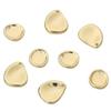 Copper Concave Irregular Oval Pendant For DIY Jewelry Making Craft Accessories