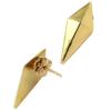 Les Trésors De Lily [P2441] - Gold Plated 'Origami' Earrings (flying Verf) - 10 Mm