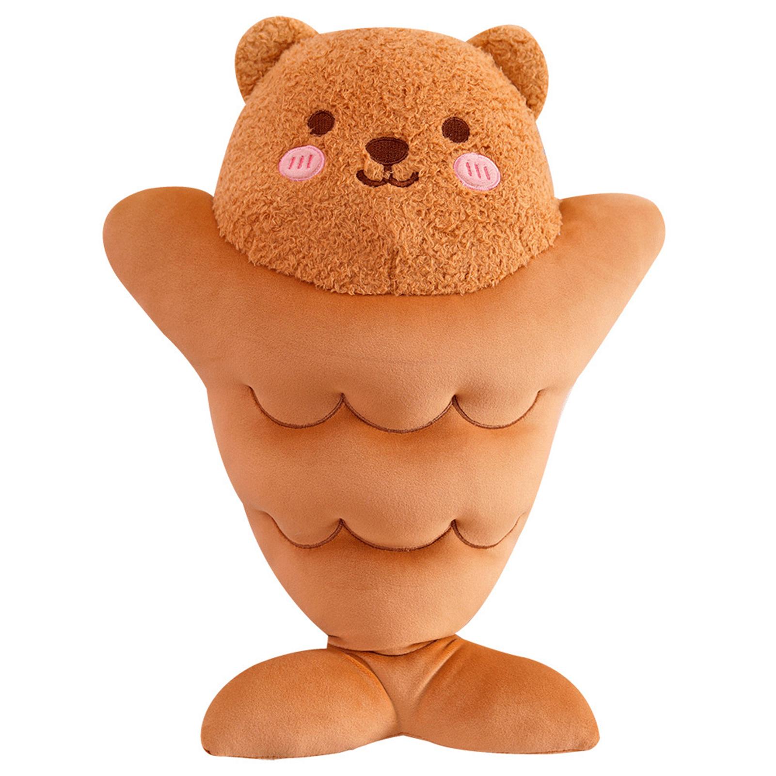

Plush Stuffed Toys Cartoon Taiyaki Doll Early Educational Development Toy 26cm