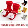 Christmas Newborn Baby Girls Boys 3D Cartoon  Anti-Slip Socks Slippers