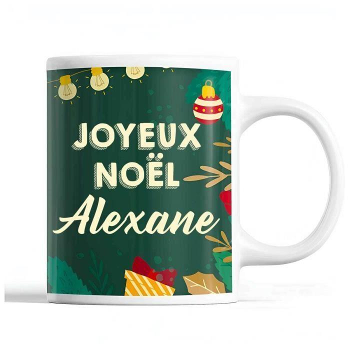 Mug - Noël Alexane - Ceramic - Front/Back Print - 325 Ml - Secret Santa Gift