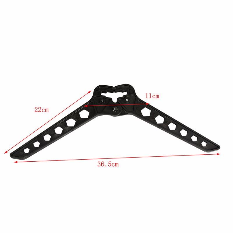 Archery Bow Holder Stand Archery Compound Recurve Bow Bracket Kick Rack Support Folding for Beginner 5