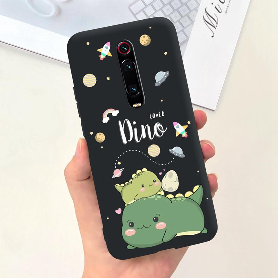 Kreslený obal pro Xiaomi Mi 9T Pro Mi9T Roztomilý barevný měkký silikonový zadní kryt pro Xiaomi Mi 9T 9 T 9TPro Pouzdra na telefon