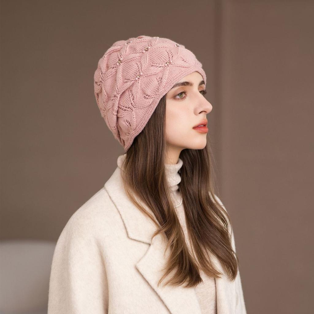 Autumn and Winter Knitted Stacking Cap, Ear Protector, Warm Sleeve, Wool Cap
