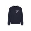EMPORIO ARMANI Double jersey Sweatshirt With Embossed Oversized Eagle On A Chevron Background 6D1M76-1JHSZ-0920