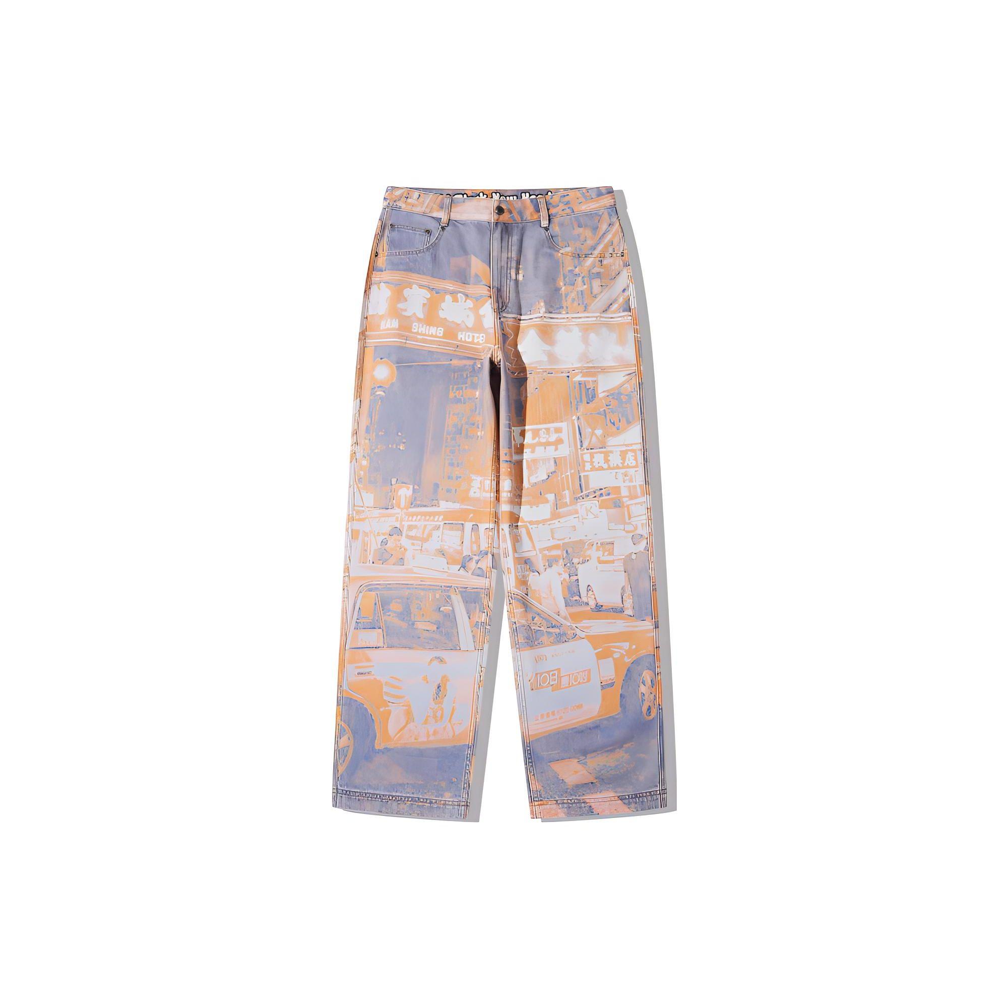 

Li-Ning x STEVEN HARRINGTON Series City Night Print Straight-Leg Casual Pants Multi-Color Men AJQT387-2 XXL