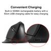 Vertical Mouse Wireless Rechargeable 2.4GHz Ergonomic Movement Speed 2400 6Button Gaming & Office
