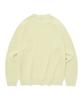 COVERNAT Middle C Logo Crewneck Knit Light Yellow