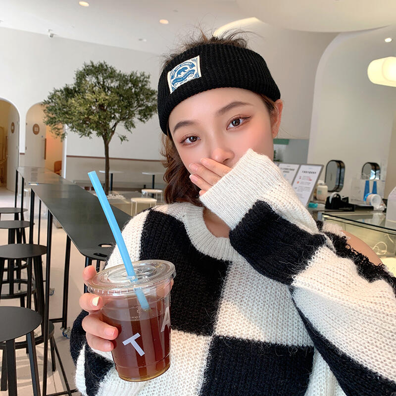 On the Moment Signature Label Hairband C4 Black