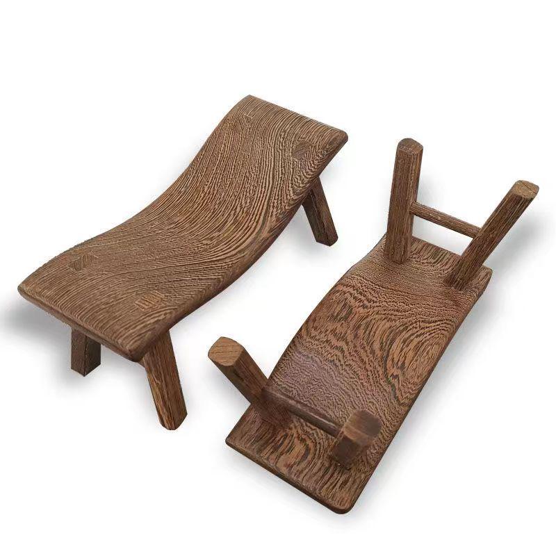 Ebony Wood Curved Cervical Pillow