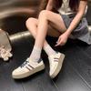 College Style Thick-soled Color Matching Women's New Fashion Versatile Comfortable Lightweight Casual Sports Shoes