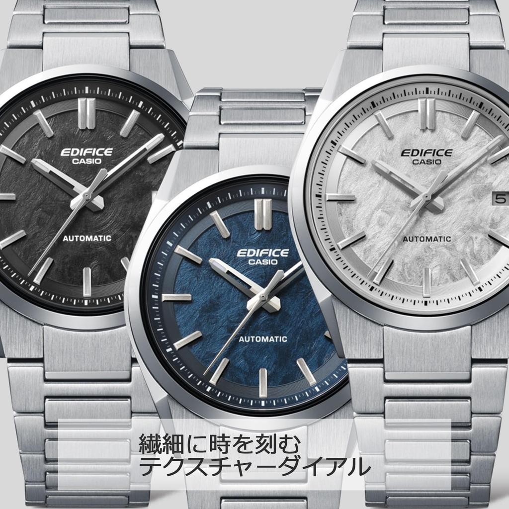 Casio Edifice Mechanical Automatic Watch EFK-110D-2AJF Sapphire Glass Men's Navy