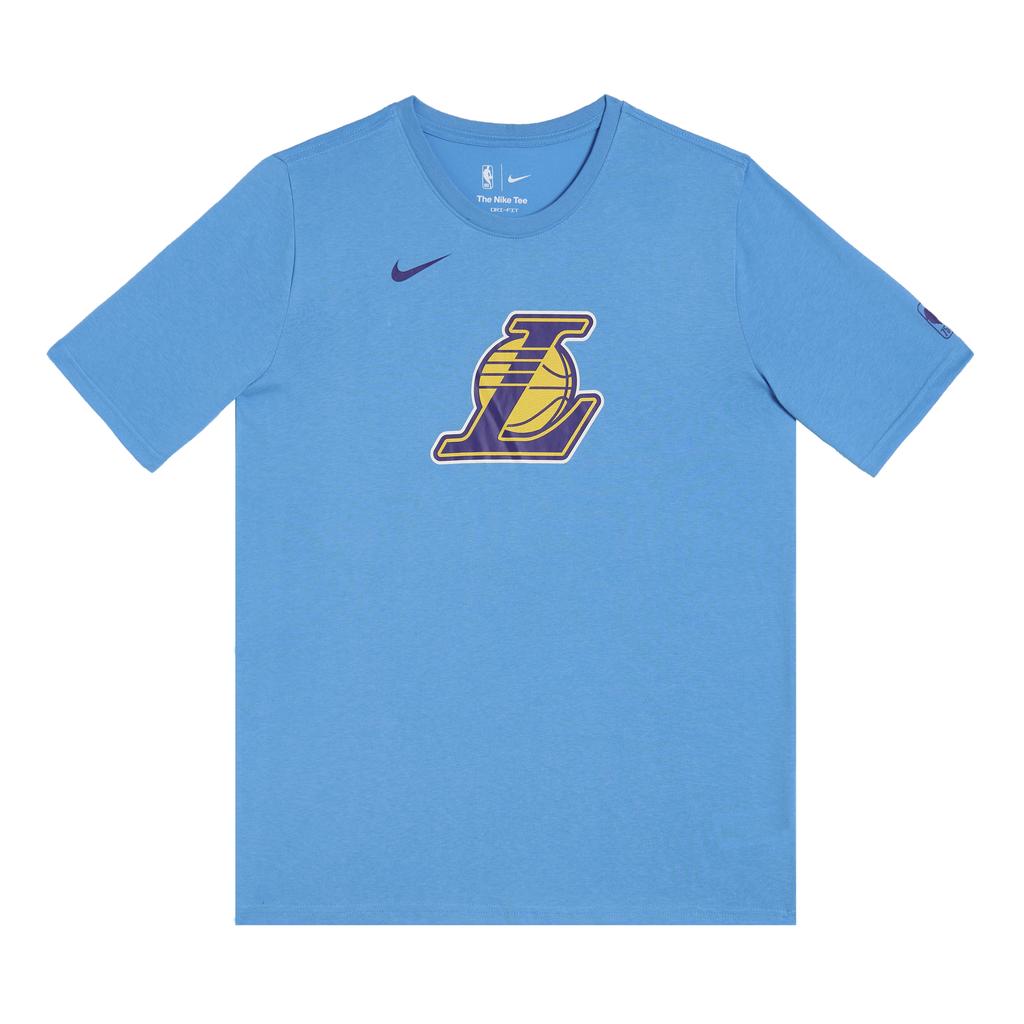 Nike Los Angeles Lakers T-Shirt 75 Comfortable Crew Neck Short Sleeve Kids Tops Blue 3Z2B7FEKE-LAK