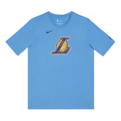 Los Angeles Lakers T-Shirt 75 Bequemes Rundhals Kurzarm Kinder Tops Blau 3Z2B7FEKE-LAK