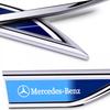 FA012Pcs Metal Car Stickers Badge For Mercedes Benz MB AMG W204 W205 W203 W211 W212 W213 W201 W210 W124 W169 Auto Fender Side Decals