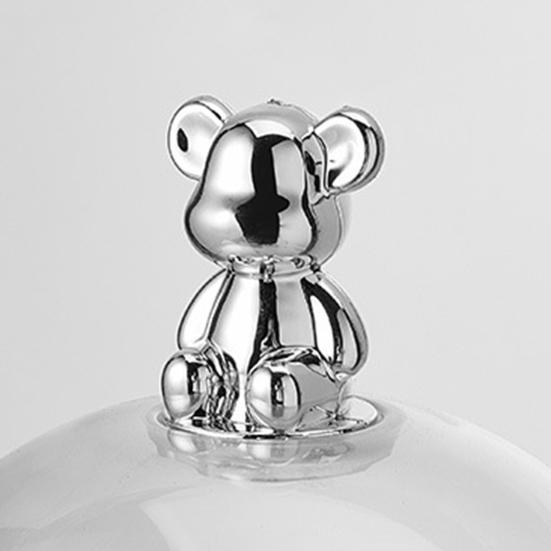 Makeup Brush Storage Bucket Large Capacity 7-Grids Design Dustproof Transparent Cosmetic Storage Box Organizer