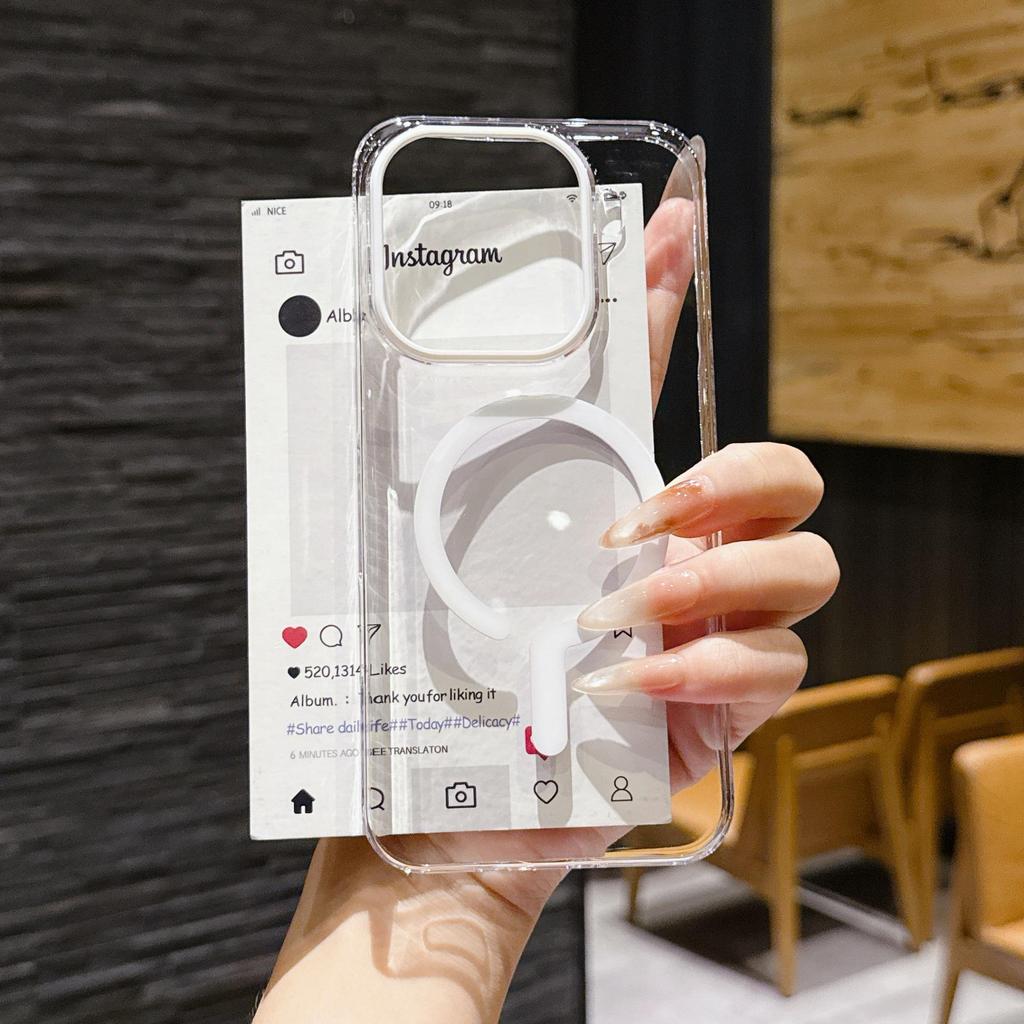 FIN9 Phone Case: High Transparency, Non-Yellowing PC Hard Shell, X9Pro Magnetic Charging, Full Coverage, Drop-Proof Protection