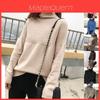 Stylish Women Sweater Turtleneck Knitting Pullovers Solid Warm Female Casual Fashion