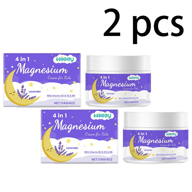 Wiieey Children's Moisturizing Magnesium Cream is a gentle, moisturizing, hydrating and nourishing daily care cream for children's skin.