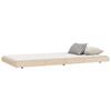 Estructura de Cama de Madera Maciza sin Colchón 100x200 cm Madera de Pino