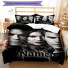 3Pcs Custom Name Vampire Diaries Bedding Set Duvet Cover Closure Includes 1Duvet Cover 2Pillowcases Soft And Comfortable For All Seasons