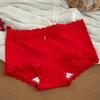 Women's Summer New Year Good Luck Red 10A Bacteriostatic Extended Middle Waist Triangle Briefs