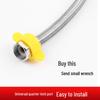 High-Pressure Explosion-Proof 304 Stainless Steel Braided Hose for Water Inlet