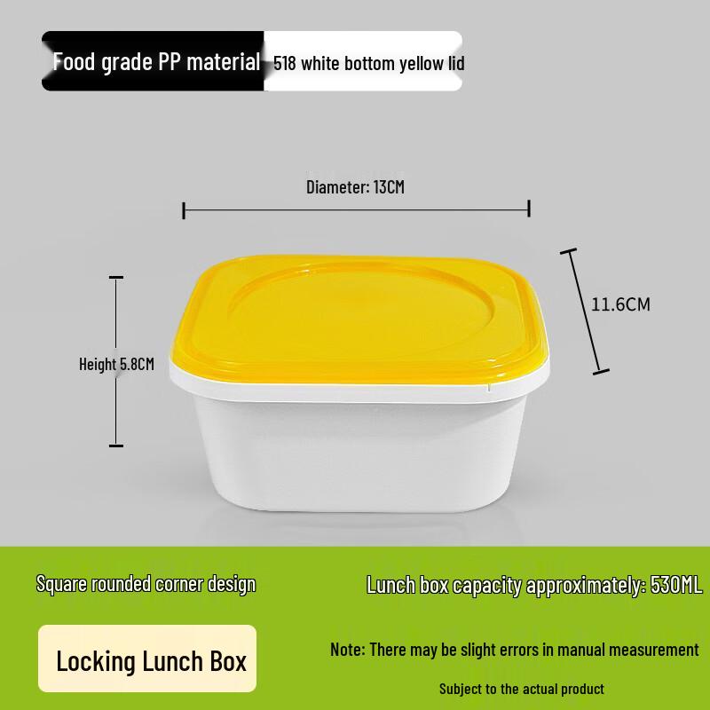 Shixun Disposable Food Container with Lock Lid