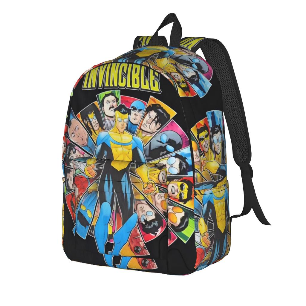 Mochila de Moda Invincibles para Cómic, Deportiva, Estudiante, Senderismo, Viaje, Mochila de Día para Hombres, Mujeres, Bolso de Hombro para Portátil