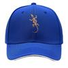 Decorazione Gecco in Resina Modello Bersaglio Colorato Cappello Hip Hop Moda Sport Outdoor Cappellino da Baseball a Sandwich