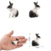 Simulated Zoo Desktop Ornaments Kids Gift Home Decor Animal Figurine Rabbit Model Educational Toys