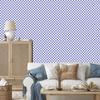 Checkerboard wallpaper blue, center blue for living room and bedroom 50x1000