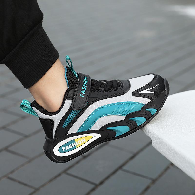Kinder Winter Basketballschuhe 2025 - Jungen Verschleißfeste Sport-Sneaker mit Drehverschluss für Mittel- und Großkinder