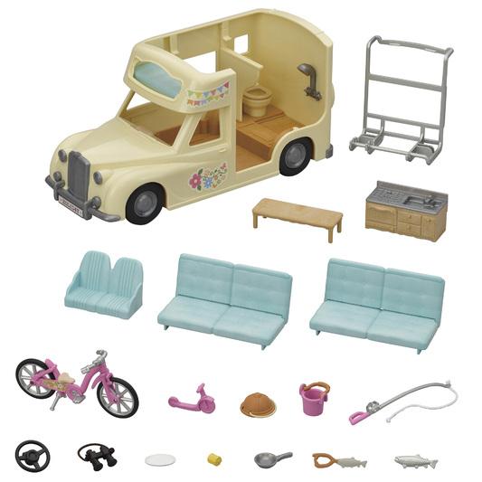 [Toytron] Sylvanian Families Family Camping Van (Item No. 5454) - Adventure Playset