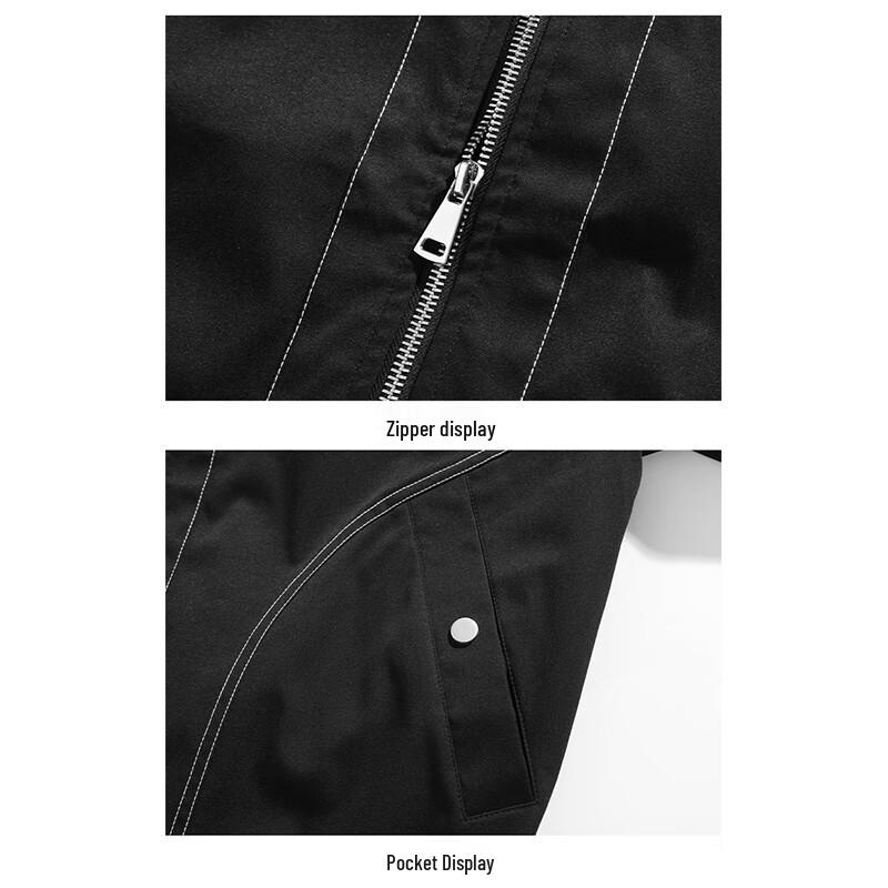 Mao Ren Men's Casual Lapel Workwear Jacket