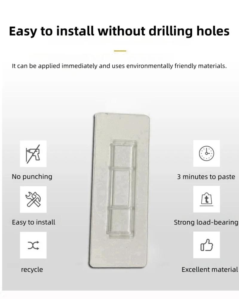 Bathroom Shelf On The Wall Without Drilling Multifunctional Storage Shelves Organizer Bathroom Hair Dryer Holder Toilet Cradle