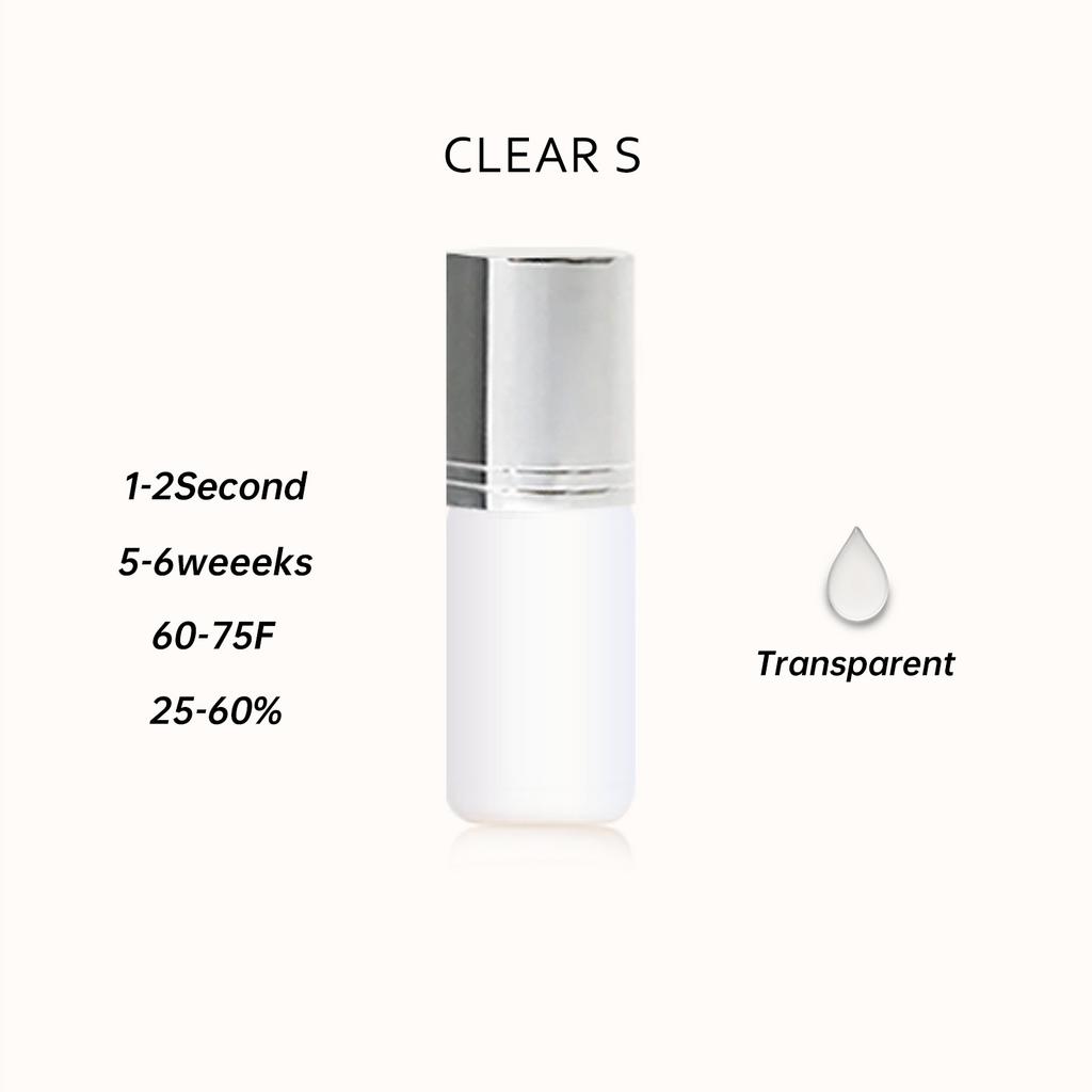 0.3/0.5/1-2 Second Waterproof Strong Lash Glue Fast Dry Adhesive Low Humidity Eyelash Extension Glue