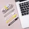 Adjustable Silicone  Multi Purpose Cable Organizer Fastening Strap for Electronics TV Charging Cord Storage