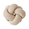 Skin Friendly Knotted Ball Throw Pillow Soft Chair Backrest Fashion Waist Support Cushion  Bedroom
