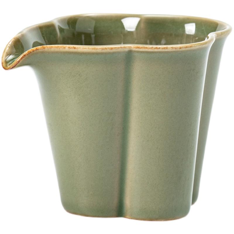 Bamboo Glazed Ceramic Fairway Cup Vintage Style Tea Sea Chinese Home Kung Fu Tea Set Without Handle Tea Cups Evenly Cups