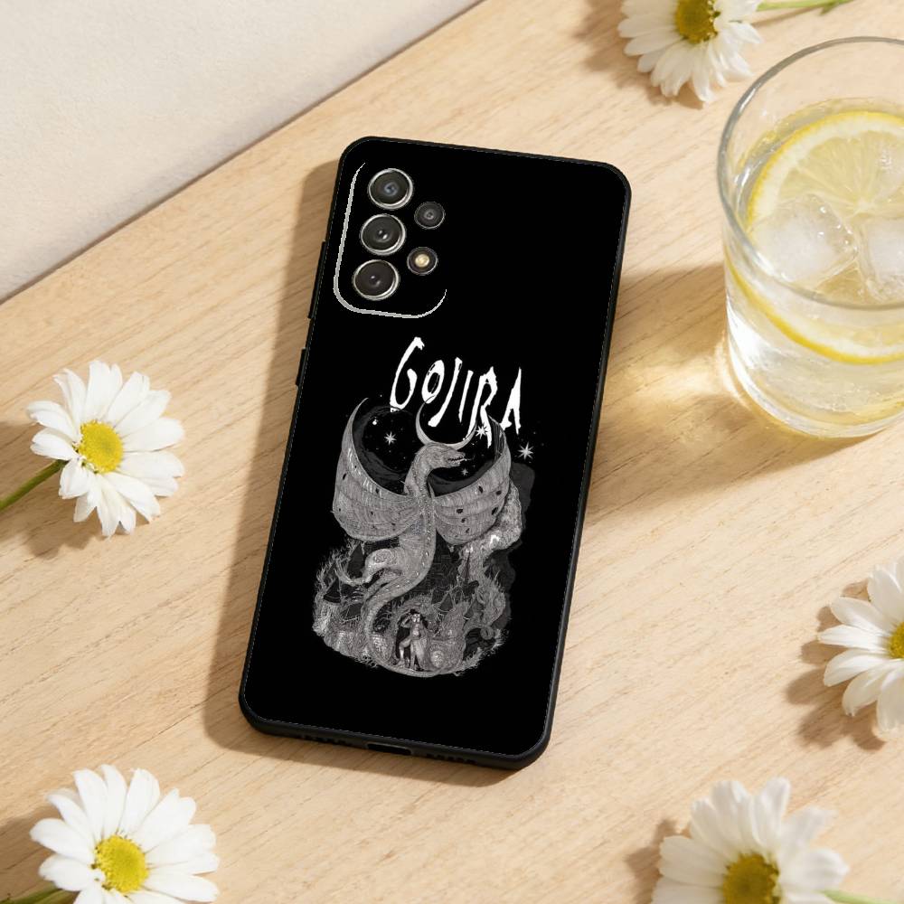 

G-Gojira Death Metal Phone Case For Samsung S25,S24,S21,S22,S23,S30,Ultra,S20,Plus,Soft Black Shell Samsung S21plus