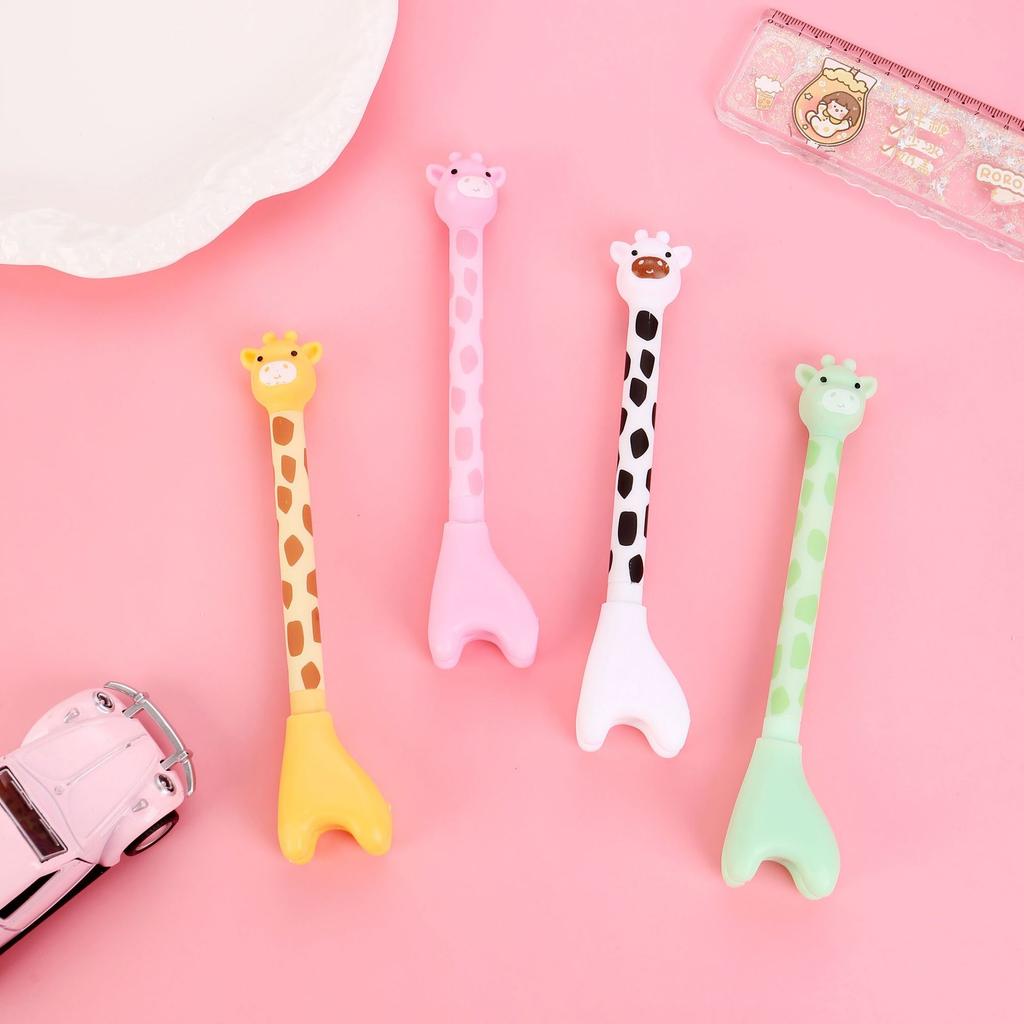 10Pcs Giraffe Neutral Pen, Used for Office Work, Problem Solving, Signature Writing, Diary, Note Taking, Student Classroom Prizes, Friend Gathering Gi
