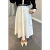 Scuba Skirt Beige